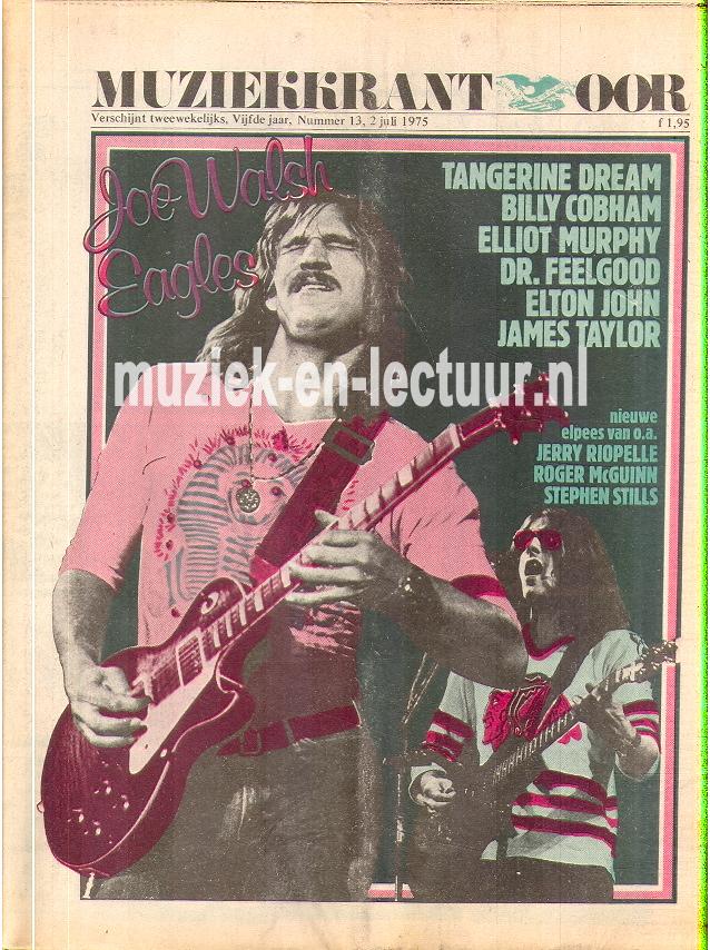 Muziekkrant Oor 1975 nr. 13